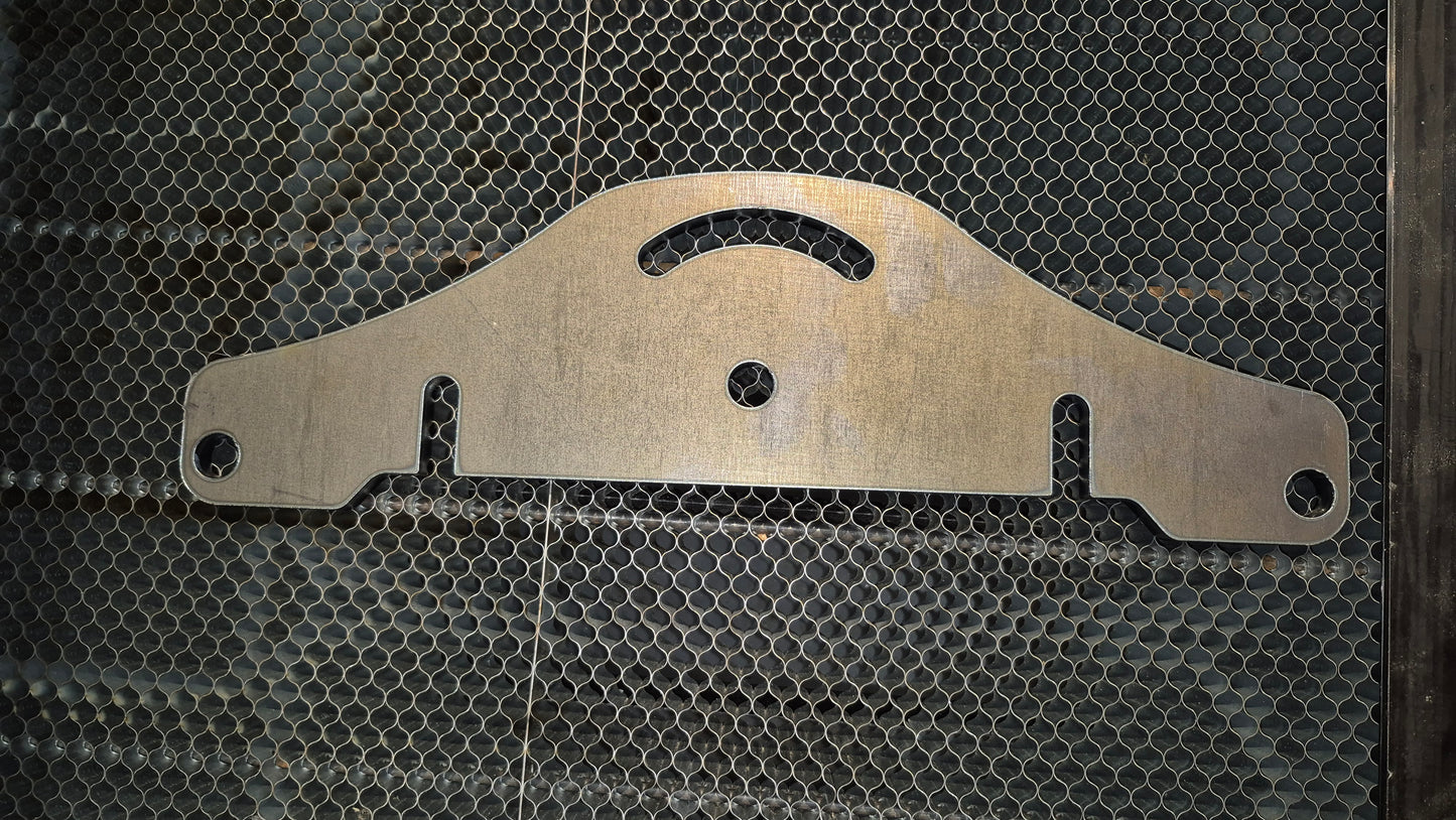 D Plate on laser bed