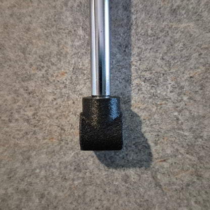 metal gas strut with plastic connectors